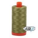 Cotton Mako Thread 50wt 1300m 6ct OLIVE GREEN BOX06