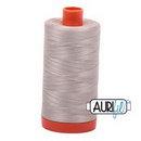 Aurifil Cotton Mako Thread 50wt 1300m Box of 6 PEWTER