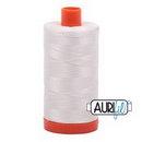 Aurifil Cotton Mako Thread 50wt 1300m Box of 6 SEA BISCUIT
