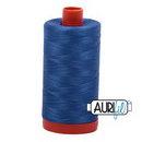 Aurifil Cotton Mako Thread 50wt 1300m Box of 6 PEACOCK BLUE