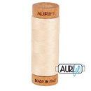 Aurifil Cotton Mako Thread 80wt 280m LIGHT SAND