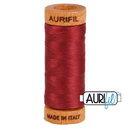 Aurifil Cotton Mako Thread 80wt 280m DARK CARMINE