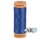 Aurifil Cotton Mako Thread 80wt 280m STEEL BLUE