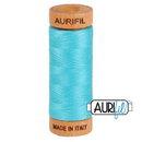 Aurifil Cotton Mako Thread 80wt 280m BRIGHT TURQUOISE