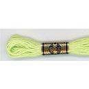 DMC Embroidery Floss 8.7yd  PALE APPLE GREEN  (Box of 12)