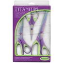 Scissors Titanium 3 pc set