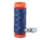 Aurifil Cotton Mako 50wt 200m Pack of 10 STEEL BLUE