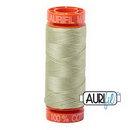 Aurifil Cotton Mako 50wt 200m Pack of 10 LIGHT AVOCADO