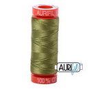 Aurifil Cotton Mako 50wt 200m Pack of 10 OLIVE GREEN