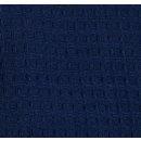 Dunroven House Navy Waffle Weave Solid Towel