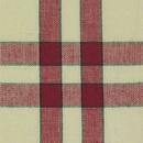 Cranberry Striped Cream Background Tea Towel