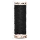 Gutermann Natural Cotton 60wt 200m- BLACK (Box of 5)
