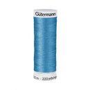 Gutermann Top Stitch 30M  33yd -Crystal Blue (Box of 3)