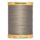Gutermann Cotton 50 800m 876yd Solid - Gray (Box of 3)