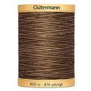 Gutermann Cotton 50 800m 876yd Solid - Var Brown Sugar (Box of 3)
