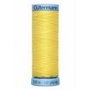 Pure Silk Thread 100m 3ct-  Yellow