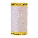 Silk Finish Cotton 28wt 245m (Box of 5) WHITE
