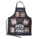 Canvas Apron - Dude with the Food