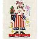 July Santa Cross Stitch Kit