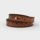 Wrist Ruler Bracelet  Medium Brown 16in