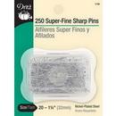 Super Fine Sharp Pins sz20 3/b BOX03