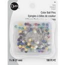 Color Ball Pins 1-1/4in 100ct BOX06