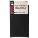 Dritz Iron-On Fabric 6inx13in Black (Box of 6)