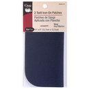 Dritz Twill Iron-On Patch Navy (Box of 6)