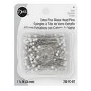 Extra Fine Glass Head Pins 6/b BOX06