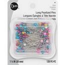 Long Pearlized Pins 1-1/2in 120ct 6/box