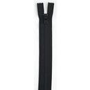 Coil Separating Zipper-14in, Polyester, Black