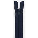 Coil Separating Zipper-24in Polyester, Navy