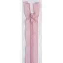 Coil Separating Zipper-24in Polyester, Light Pink