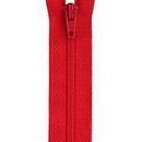 Polyester Zipper 12in  Atom Red BOX03
