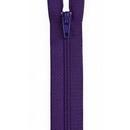 Polyester Zipper 14in  Purple BOX03
