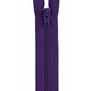 Polyester Zipper 7" Purple (Box of 3)
