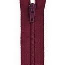 Polyester Zipper 9in, Barberry Red BOX03