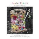 Fiberworks Spool of Flowers Collage Pattern by Laura Heine