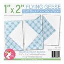 Flying Geese Quilt Block 1 x 2 in Foundation Paper
