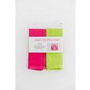 Ombre Tea Towels Pink and Grn