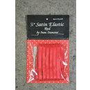 Satin Elastic .25in 4yds- Red