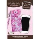 Monogrammed Phone Wristlets ITH Pattern