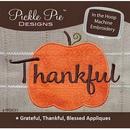 Grateful Thankful Blessed Machine Embr Appliques