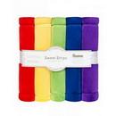 Solid Cuddle Strips 10in 5pk Rainbow