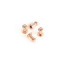 Four Stud Buttons Rose Gold