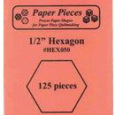 Hexagon 1/2in 125pcs