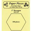 Hexagon 1in 100 Pcs