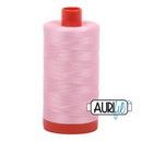 Cotton Mako 50wt Baby Pink 1300m Aurifil (2423)