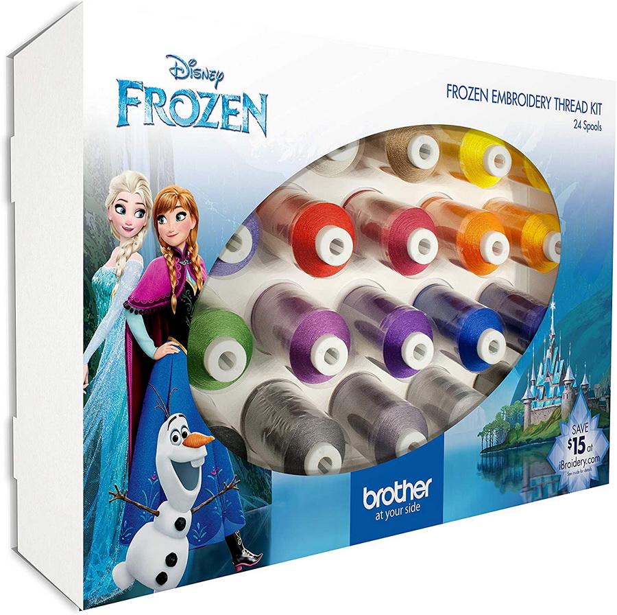 Brother Etpdiscl24 Embroidery Machine Thread Set, 24 Spools Of Classic  Disney Colors : Target