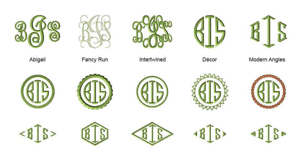 5 Monogramming Fonts